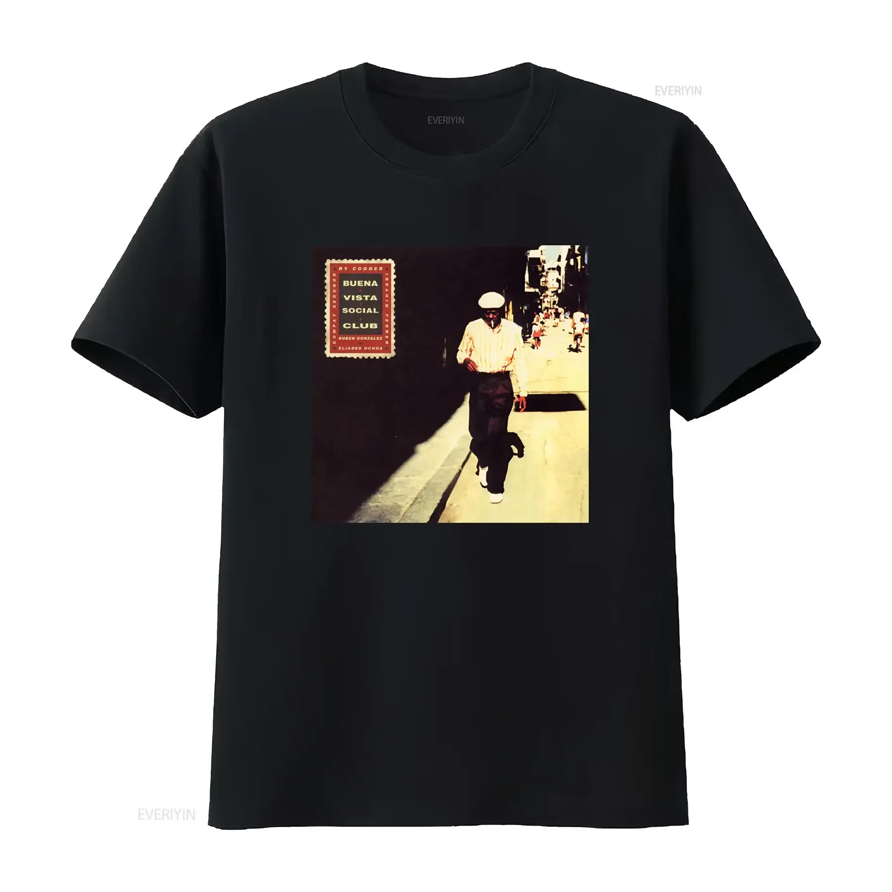 Buena Vista Social Club Vintage Style T Shirt Retro Street Scene Print LI441 vintage Washed graphic streetwear