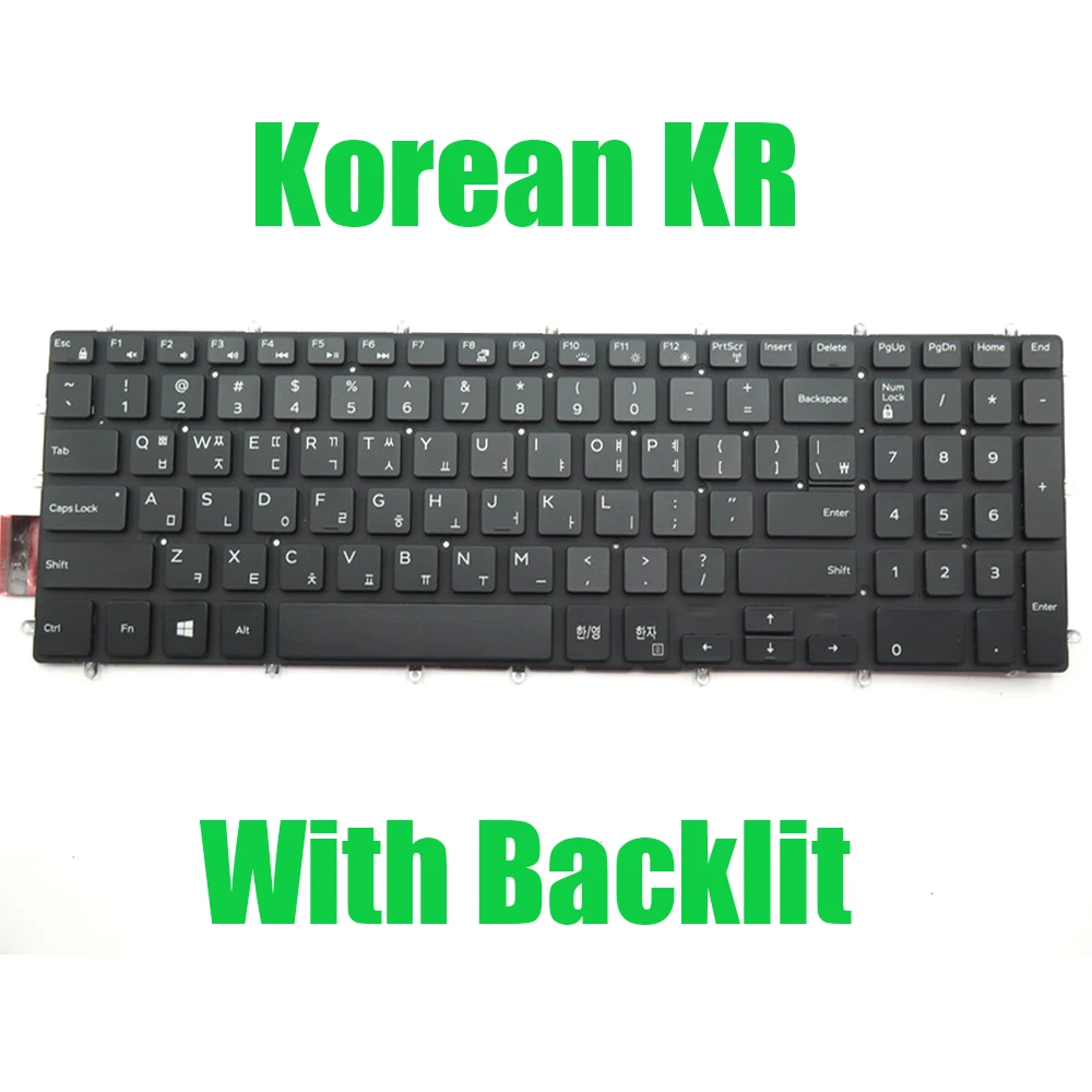 

SD KR Keyboard For DELL For Inspiron 5565 5567 5570 5575 5583 5770 5775 7566 7567 7577 5765 5767 7773 7778 7779 7786 2-in-1