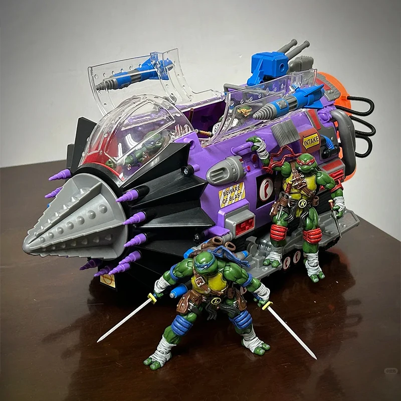 

Новый оригинальный Caixing 1990 Tmnt черепашки ниндзя аниме вариант транспортного средства Land Cruiser фигурки модель игрушки подарок на заказ
