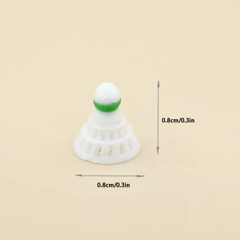 Ensemble de raquettes de Badminton miniatures pour maison de poupée, échelle 1/12, Simulation de scène de Sport, jouet de jeu de Simulation