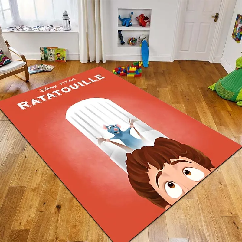 Cartoon Disney Ratatouille Printing Carpet for Living Room Bedroom Kid\'s Room Home Decor Area Rug Non-slip Mat Cloakroom Mat