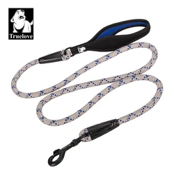 Truelove Pet Leash Fleece Mesh Soft Padded Reflective Leads Reversible For Dogs Collar and Leash Pet Dog Harness Vest TLL2572