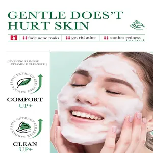 Bioaoua salicílico ácido facial limpiador de acné acné hidratante control de aceite para la piel del lavado de la cara de la cara cuidado de la cara cuidado de la piel 12 Mejores lavados faciales de ventas para hombres grasos de piel - №5