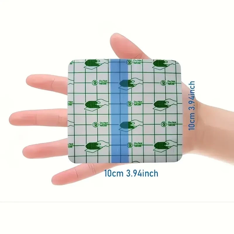 40pcs PU Transparent Body Pads | Elastic Transparent Film Dressing, 4 Sizes, Breathable Dressing, for Showering and Swimming.