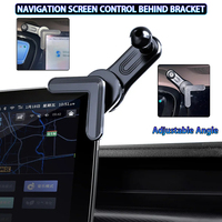 Universal Navigation Screen Control Behind Bracket Car Display Screen Phone Holder Base Accessories Central Fixed Car Base