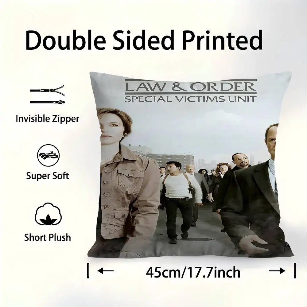 

Law & Order Special Classic Movie Cushion Cover Decorative Pillow Sofa Home Decor Case Pillow Cases