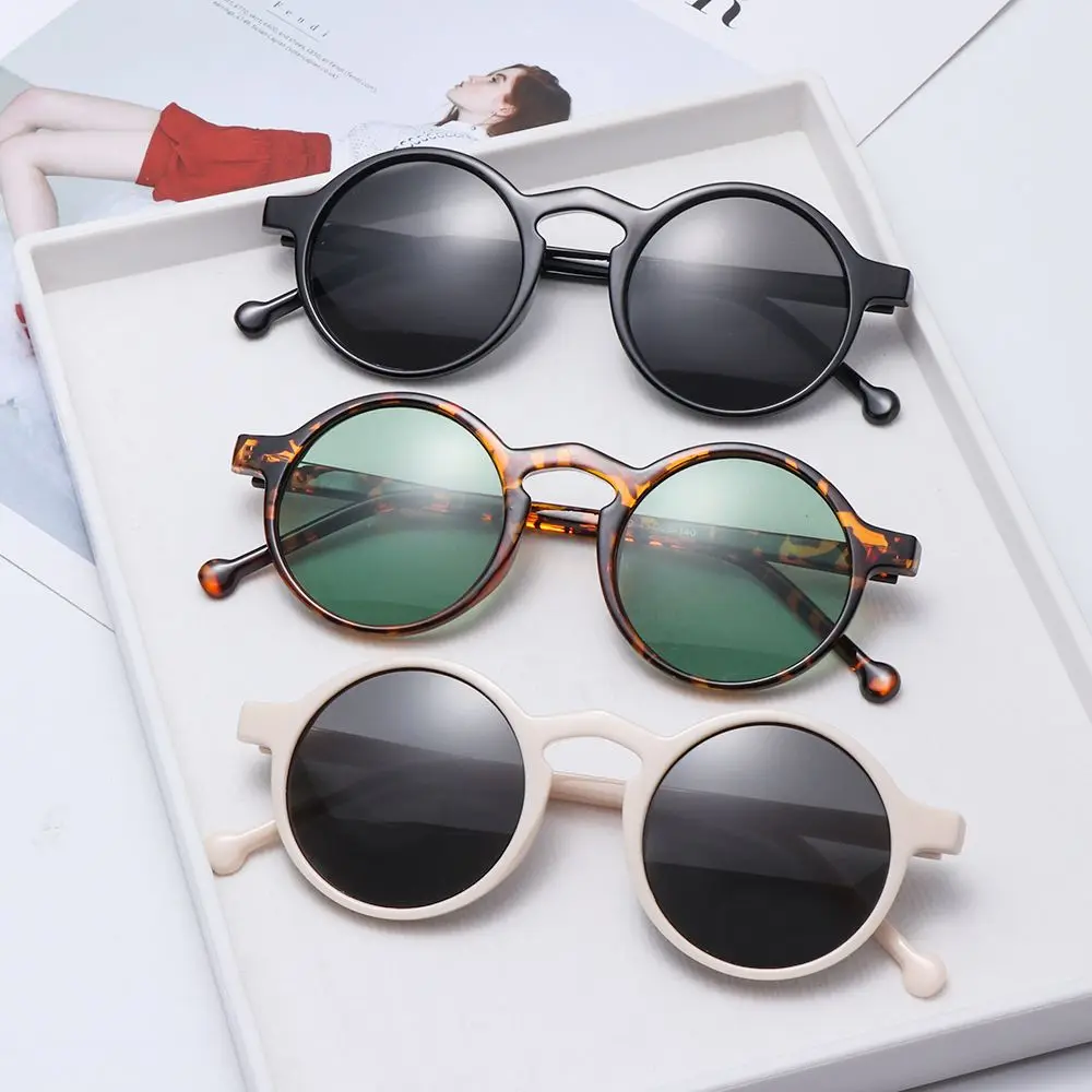 

Retro Round Sunglasses for Women Brand Designer Vintage Small Frame Sun Glasses Fashion Korean Style Eyewear UV400