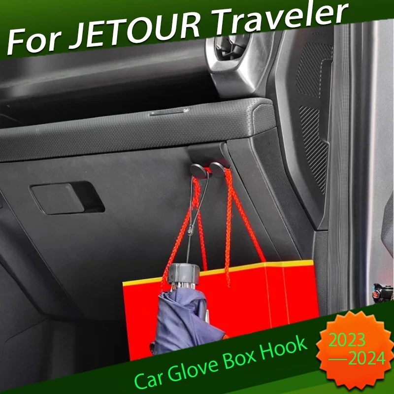 Gancio per vano portaoggetti per auto adatto per Chery JETOUR Traveler T2 2023 + gancio per sedile posteriore per auto modificato parti interne di