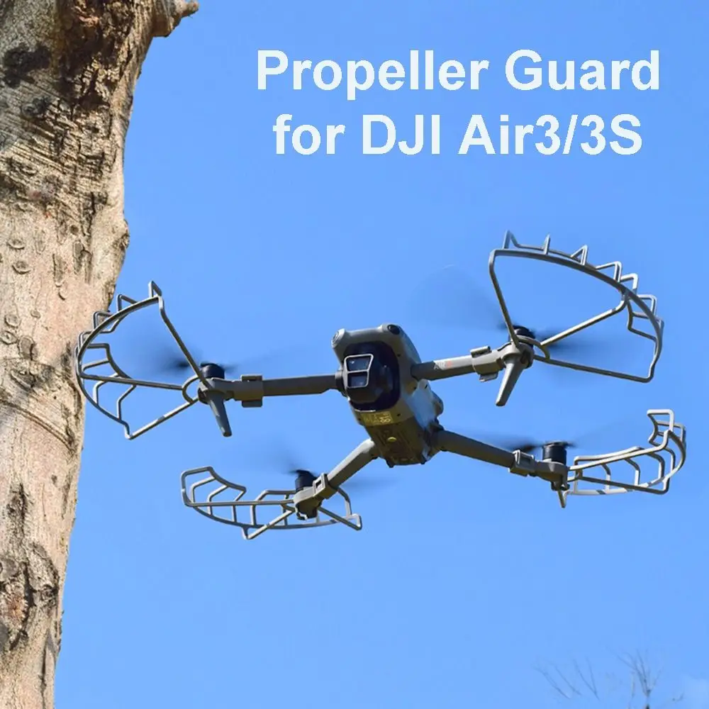 Anti-collision Propeller Guard Protection Cover Lightweight Drone Bumper Anti-drop Quick Release Rings Protector for DJI Air3/3S