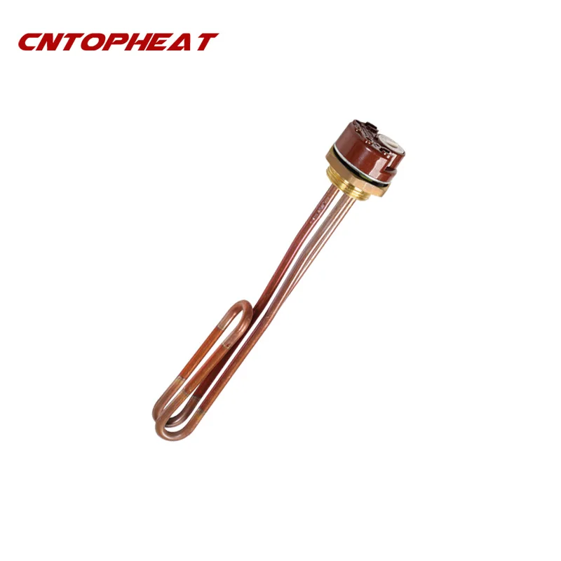 DN32 42mm Thread 220V Temperature Regulator Immersion Water Heater Heating Element With Thermostat 1.5KW/2KW/3KW