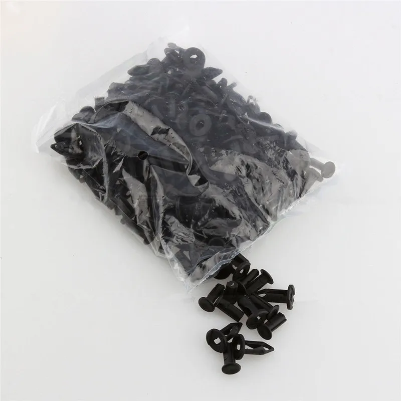 100x 8mm Plastic Fender Clip Body Rivet Hole ATV quad UTV Push Pin Clips For Polaris Sportsman Rangers Rzr 550 850 XP 7661855