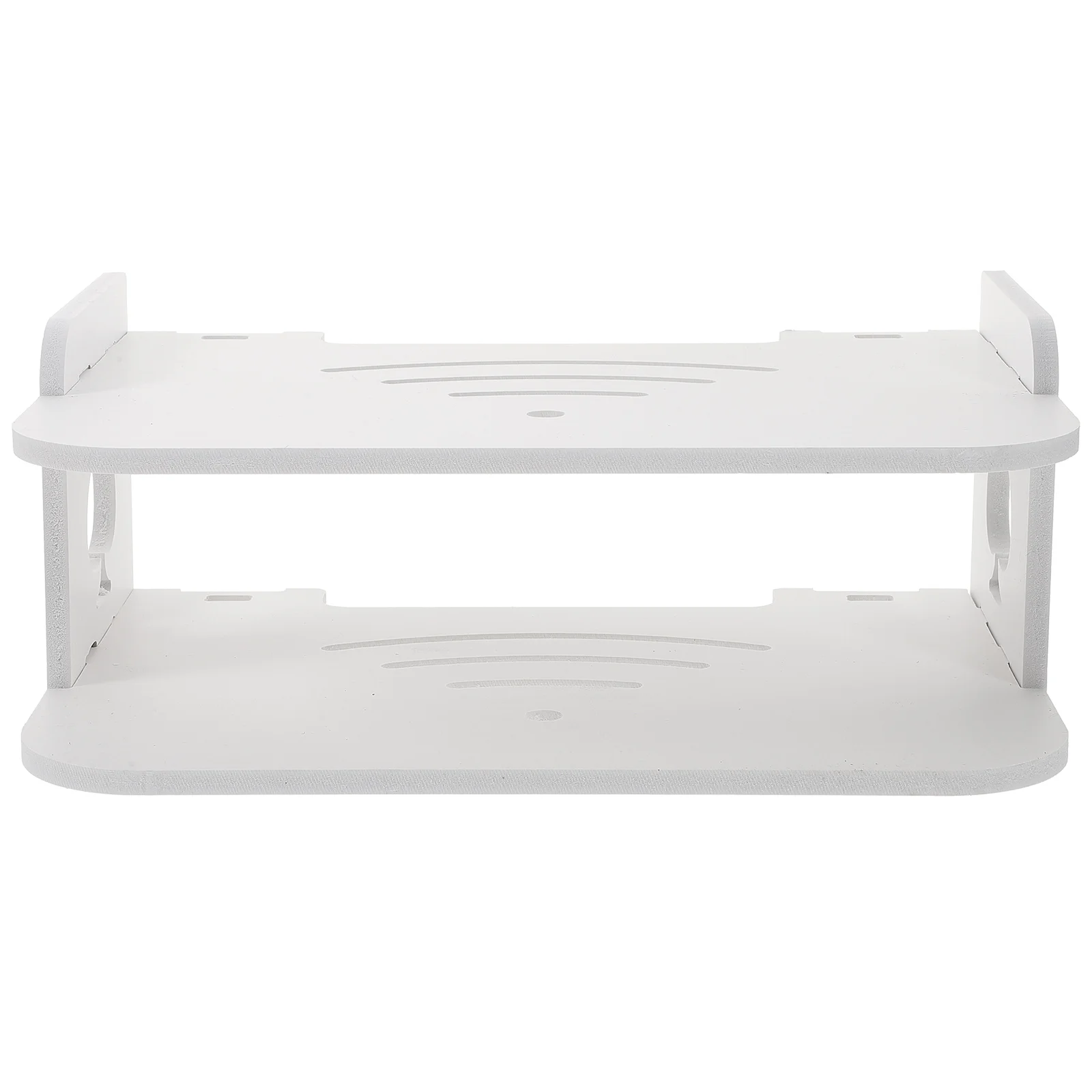 ชั้นวางเราเตอร์ติดผนัง ดีไซน์ระบายอากาศไม้ ช่วยระบายความร้อน เหมาะสำหรับห้องนั่งเล่น ห้องนอน ชั้นวางติดผนังขนาดเล็ก