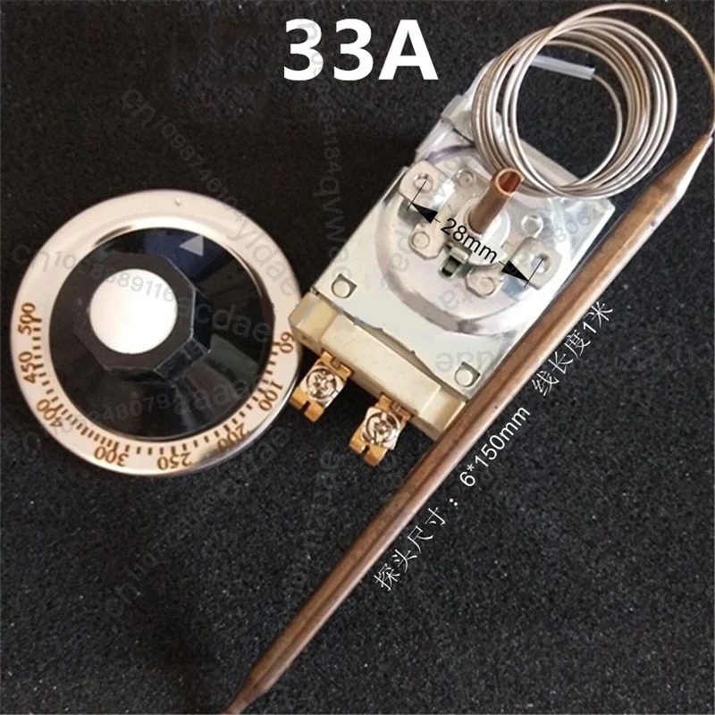 

Pizza Oven Thermostat Thermostat Switch Knob Type High Temperature 500 Degree Electric Oven Temperature Control