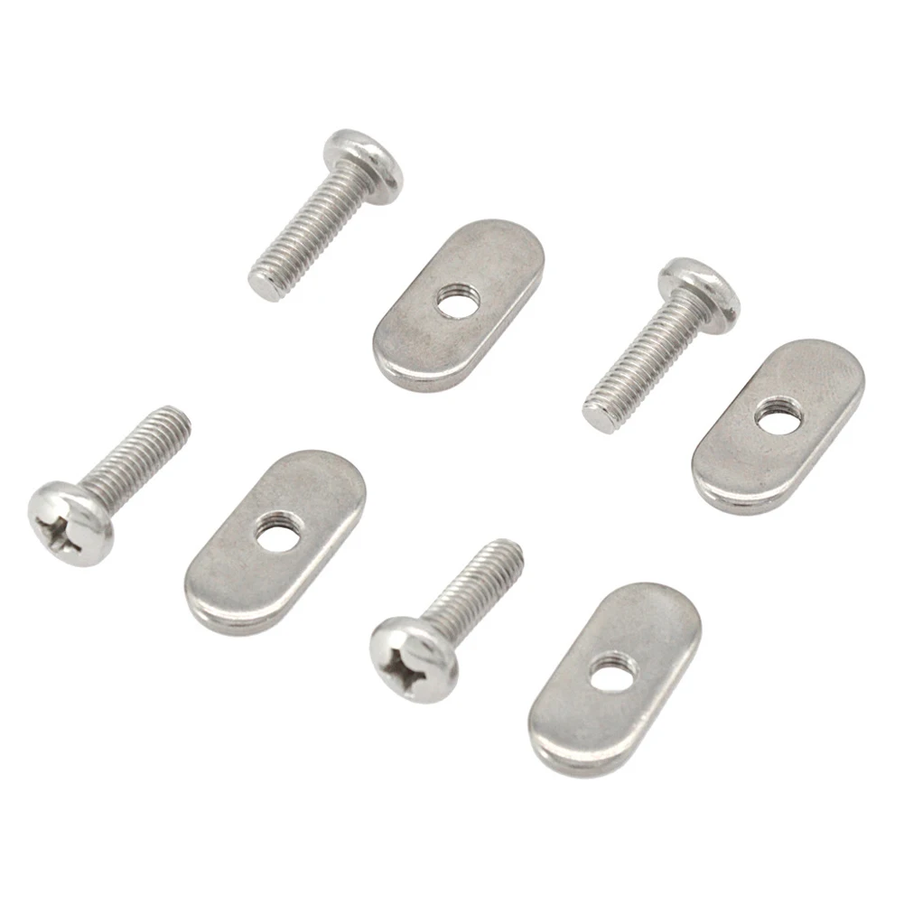 Slider Nut Track Nut Kayak Canoe Rail Mounting System Silver Accessories Stainless Steel Screw Track Slider Nut Brand New