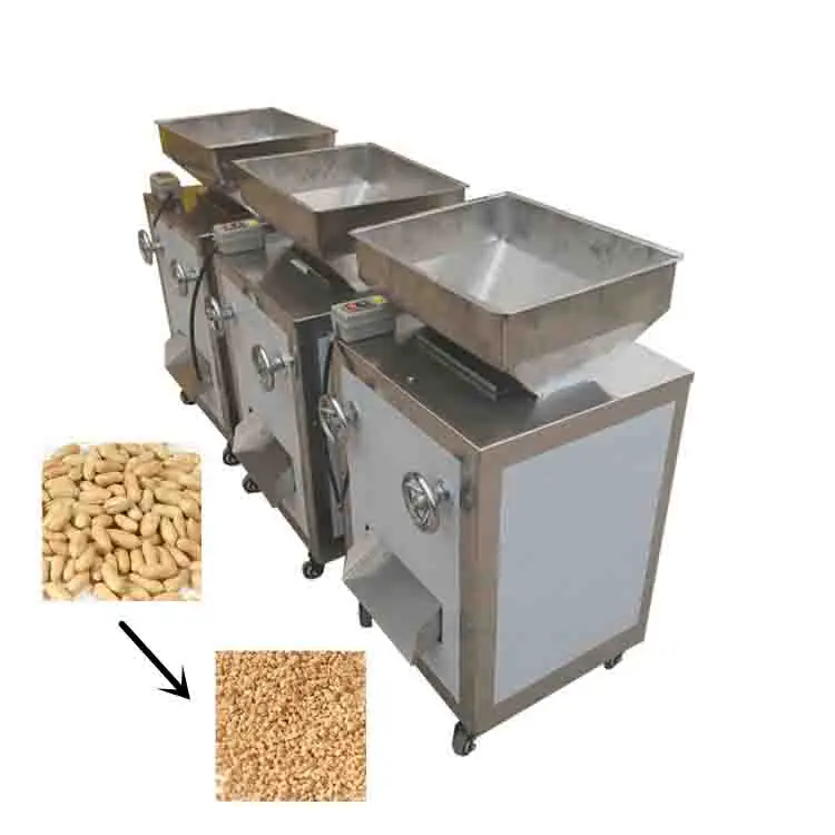 Satisfaction Guarantee Commercial Small Nut Crusher Macadamia Nut Cutting Machine Peanut Chopper Machine