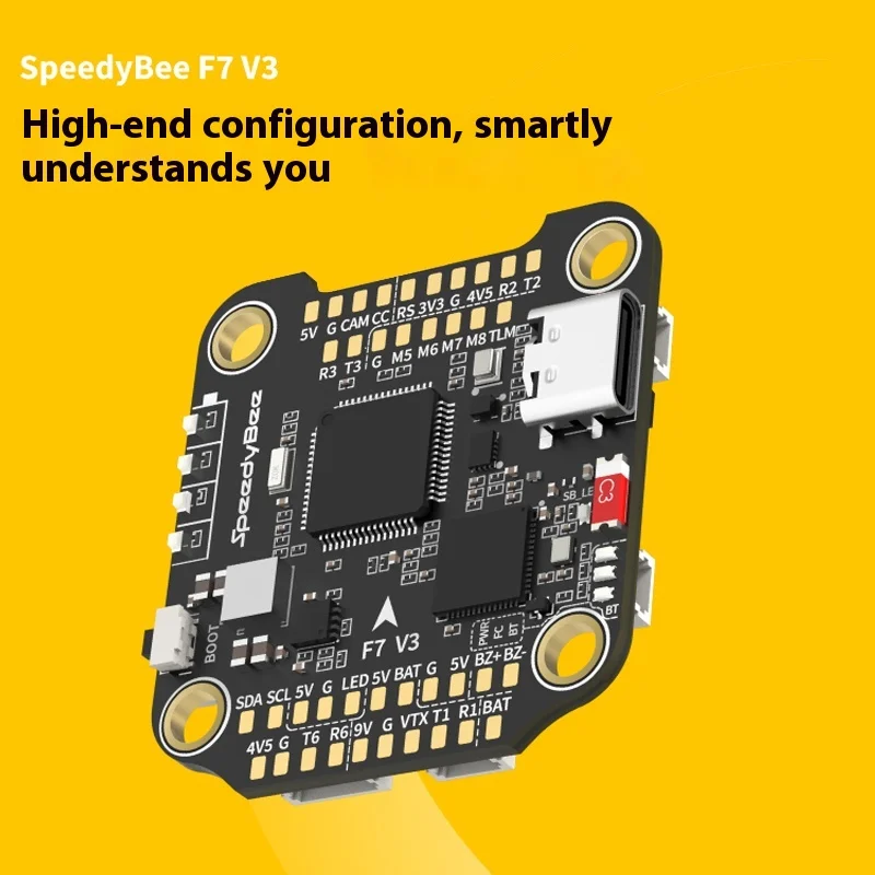 

Speedybee F7 Fly Tower V3bl32 50a Bluetooth Adjustable Bec 128kfpv Racing Drone Controller Suitable For F722 Flight Control