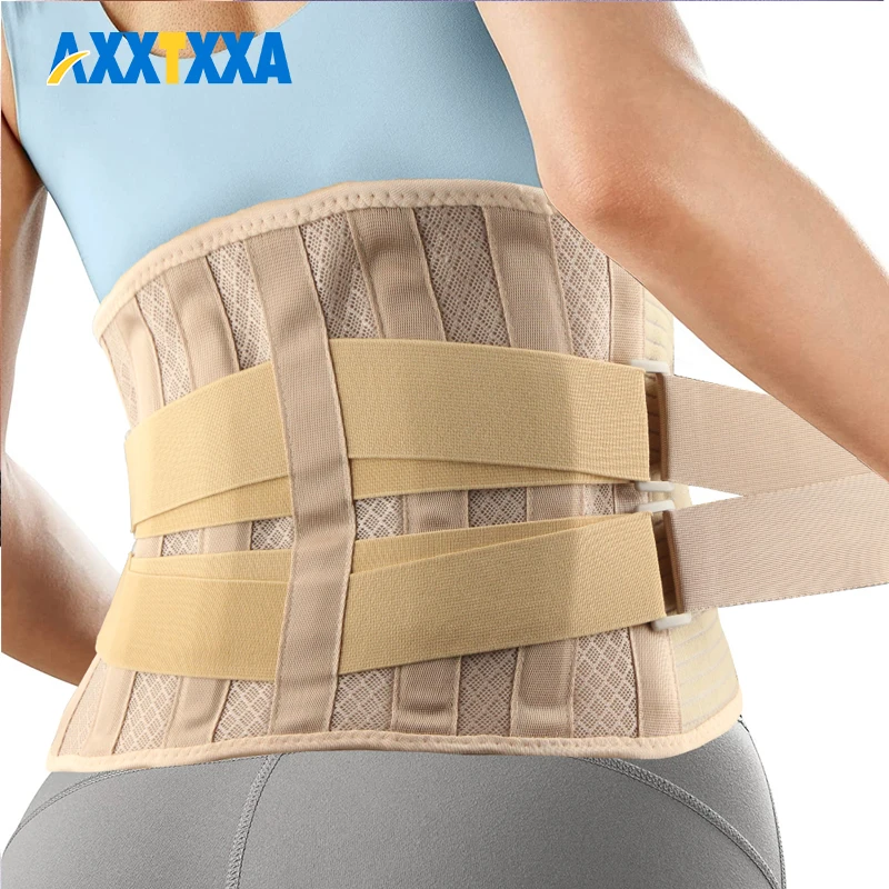 

1PCS Back Brace Support Belt - Lumbar Support Brace for Lower Back Pain, Herniated Disc- Adjustable Support Straps for Men & Wom