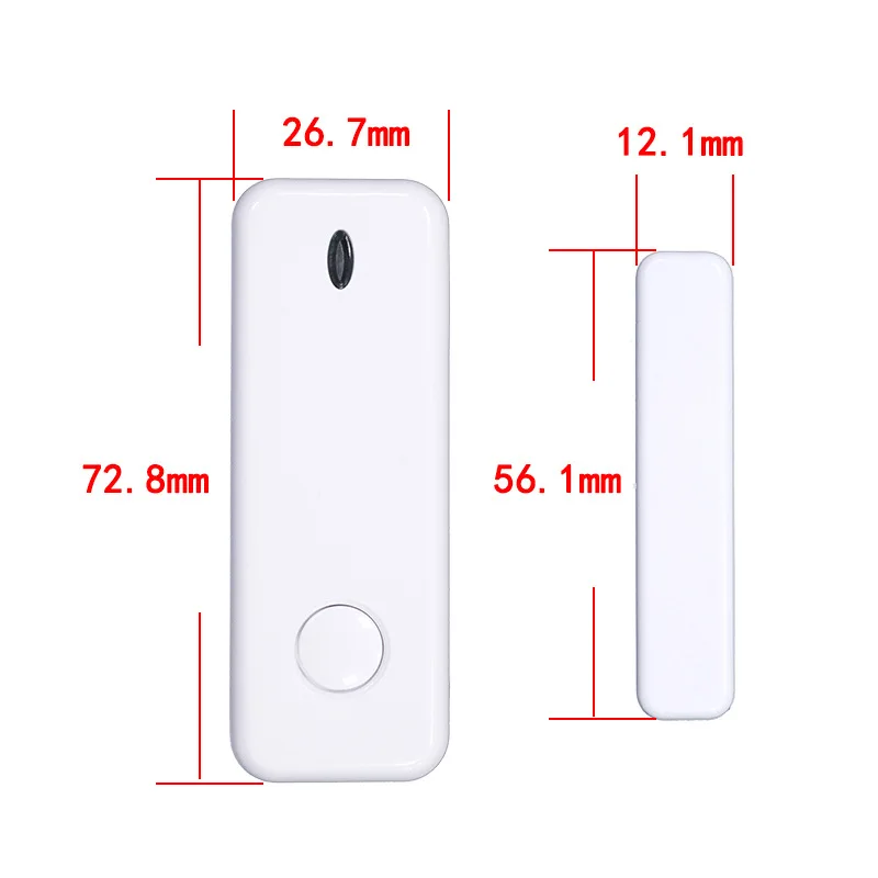 TAIBOAN 433MHz Door Sensor Wireless Home Window Magnet Detector for Smaet Alarm System App Notification Alerts Family Safety