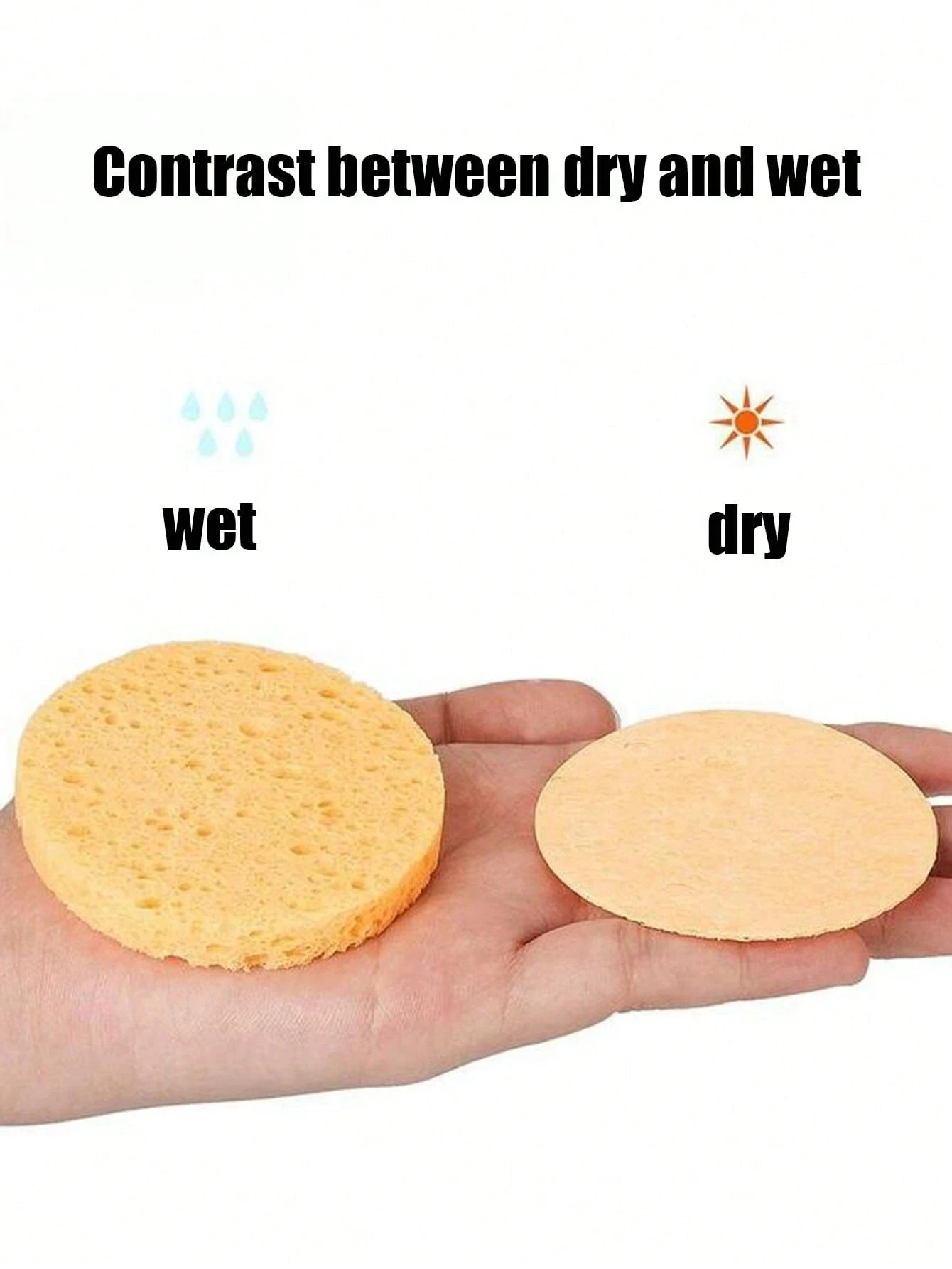 10/20Pcs Reusable Round Compressed Face Wash Wood Pulp, Exfoliating Face Wash,Suitable For Family Or Travel, Face Wash Wood Pulp image 6