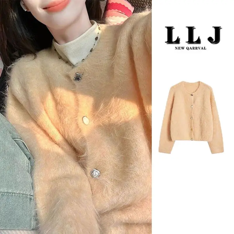 Sweater, Jumper, Cardigan Wanita Jepang Harajuku Merino Fair Isle Punk Santai Natal Liburan Meriah Musim Dingin Termal Manis