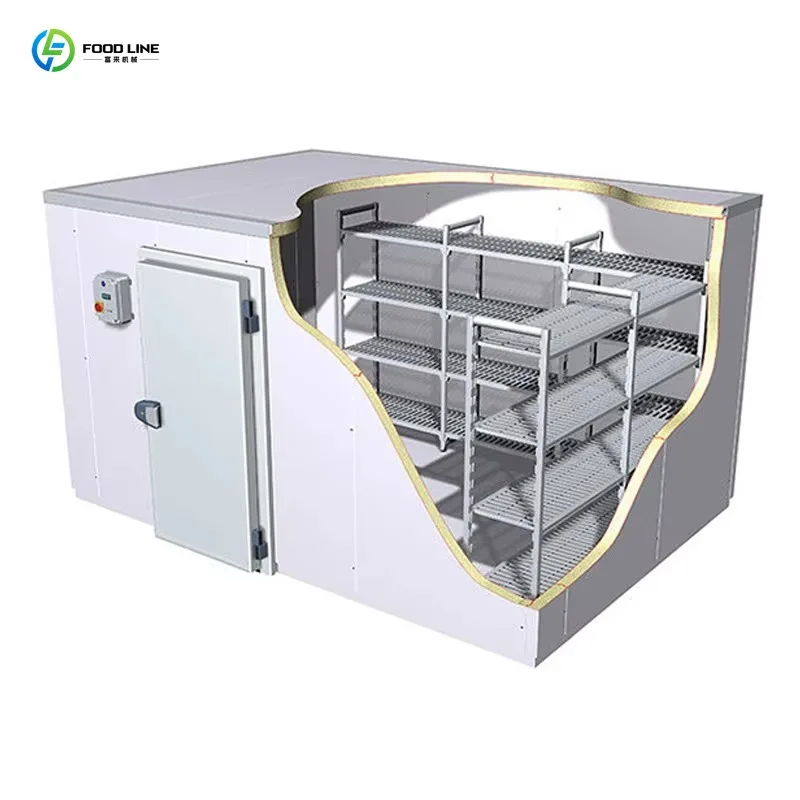 Top Selling Walk-in Deep Freezer Cold Room Customized Refrigeration Cooler Room Stable For Seafood Meat Fish Fresh Storage