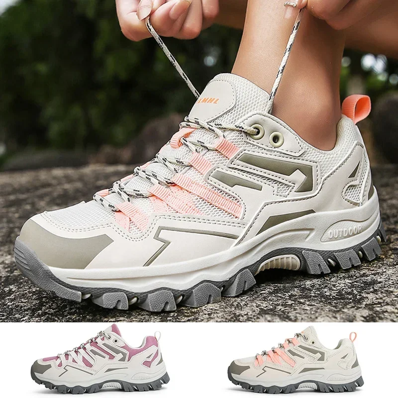 

Women's Hiking Shoes Outdoor Mountain Climbing Shoes Unisex Trekking Sneakers Comfortable Non Slip Hiking Boots Man New Arrival