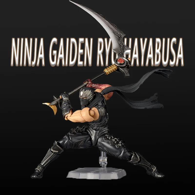 Kaiyodo Ninja Gaiden Ryu Hayabusa colección móvil juguetes de modelos figura de acción de Pvc adorno de escritorio coleccionable regalos de cumpleaños