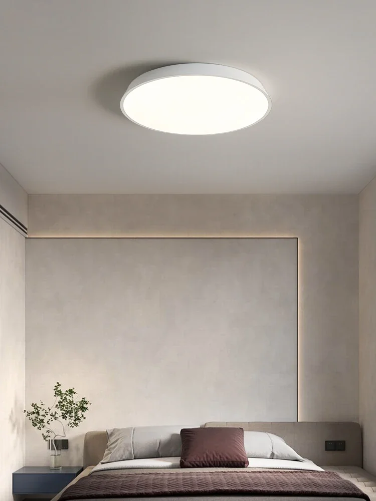 

Round ceiling lamp simple modern creative bedroom lighting Nordic fashion minimalist art design home master bedroom lamp