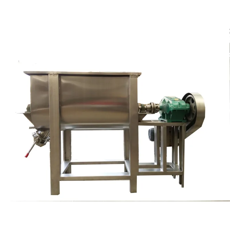 Mezcladora Horizontal de Acero Inoxidable de 1500l, Mezcladora de Cinta, Mezcladora de Polvo Húmedo y Seco, Mezcladoras de Cinta para Granola