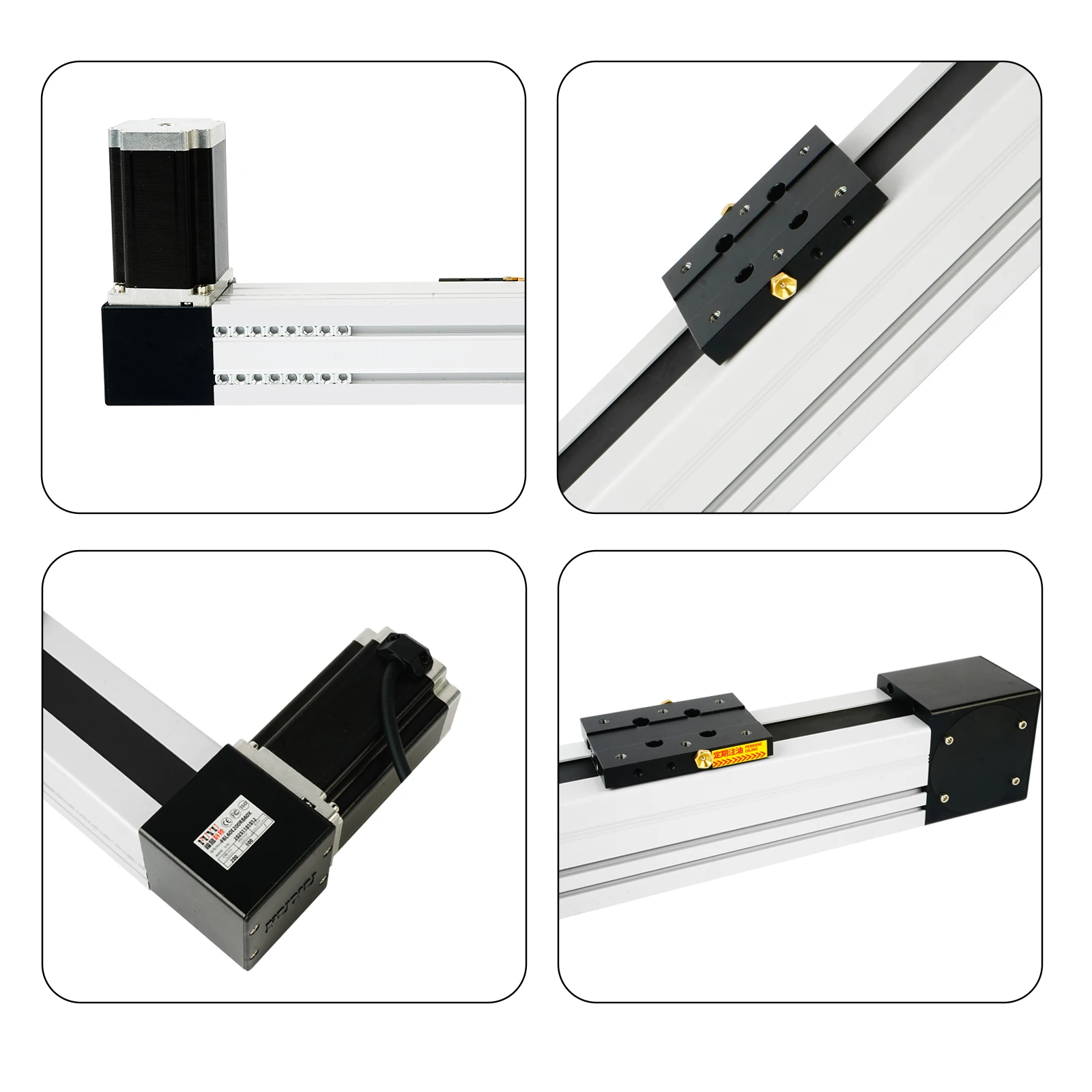 3900mm Range Long Stroke Belt Driven Aluminium Linear Guide Rail