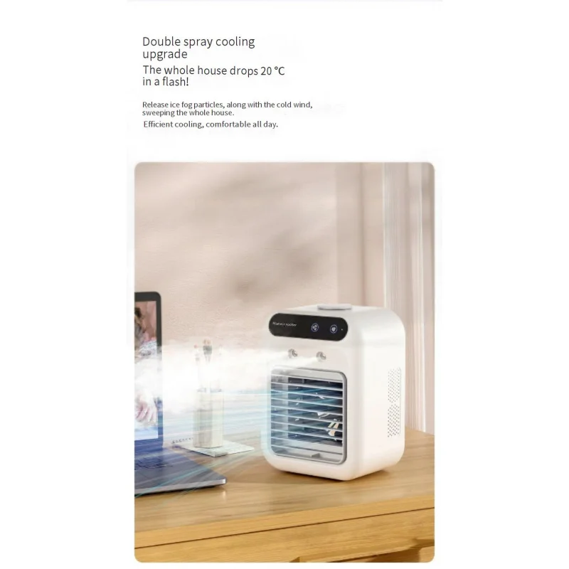 USBMini مكيف الهواء مروحة سطح المكتب مروحة تبريد المياه عنبر المحمول مروحة كهربائية التبريد مبرد الهواء