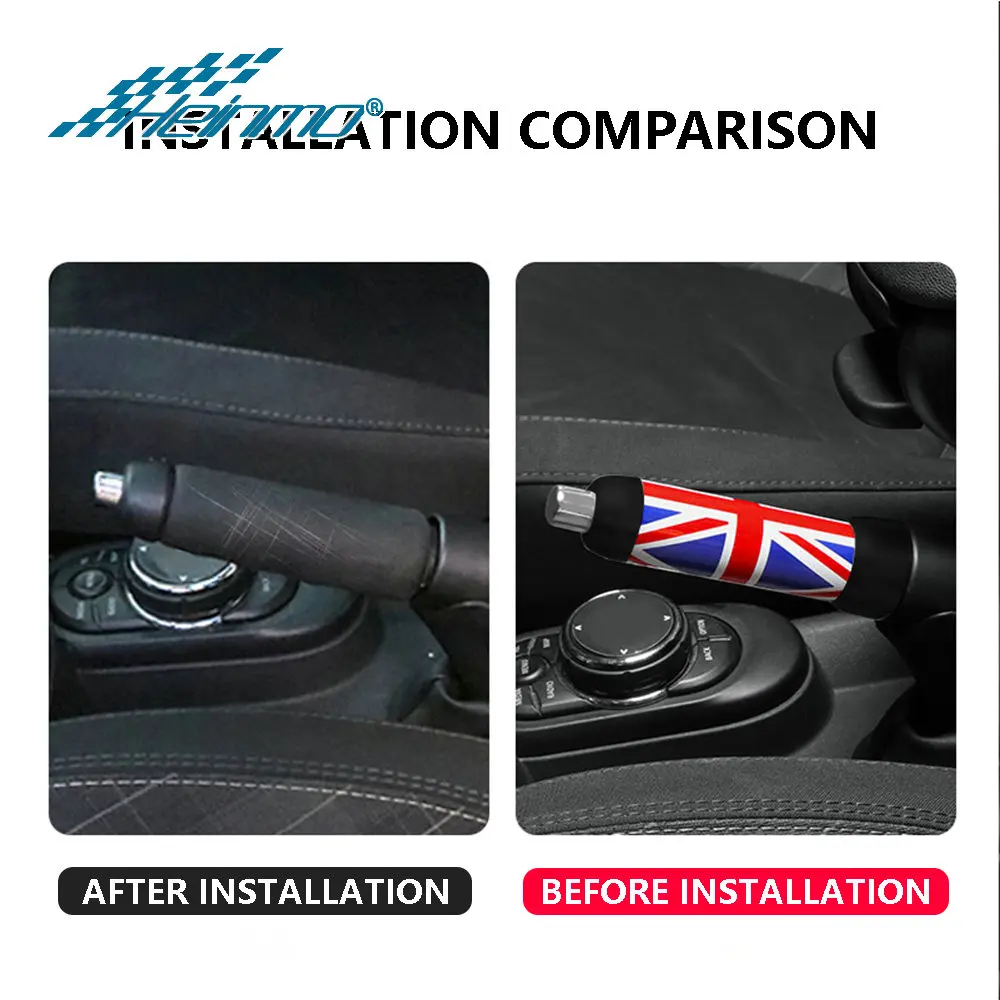

Automobile Gear HandBrake Lever Decoration Cover For Mini Cooper R50 R52 R53 R55 R56 R57 Hand Brake Grips Interior Accessories