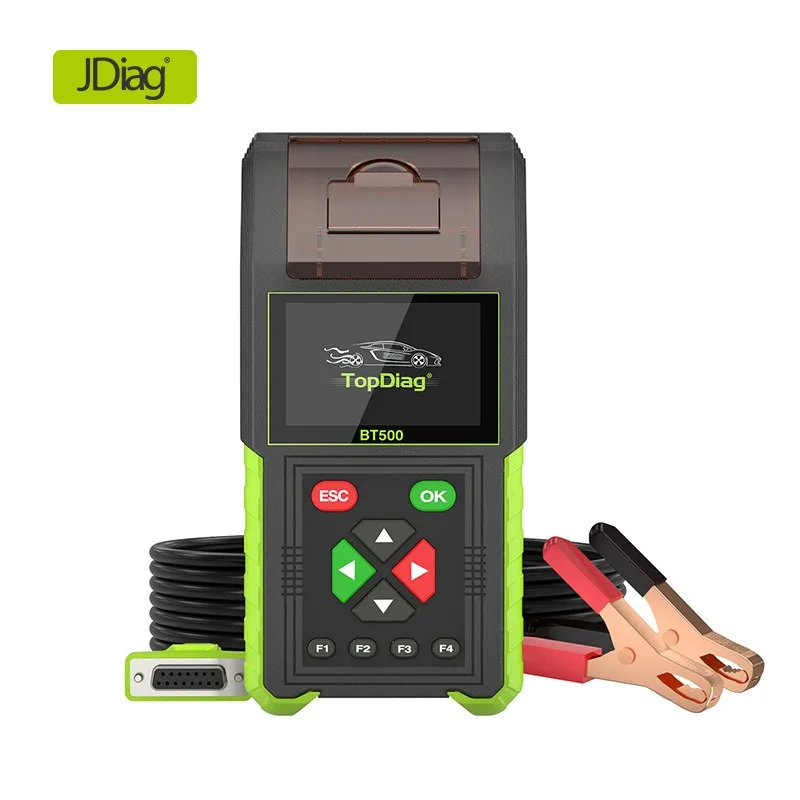 

Topdiag BT500 Car Battery Tester 12V 24V 20-2000CCA Leakage Load Relay Test Auto Battery Analyzer Diagnostic Tool