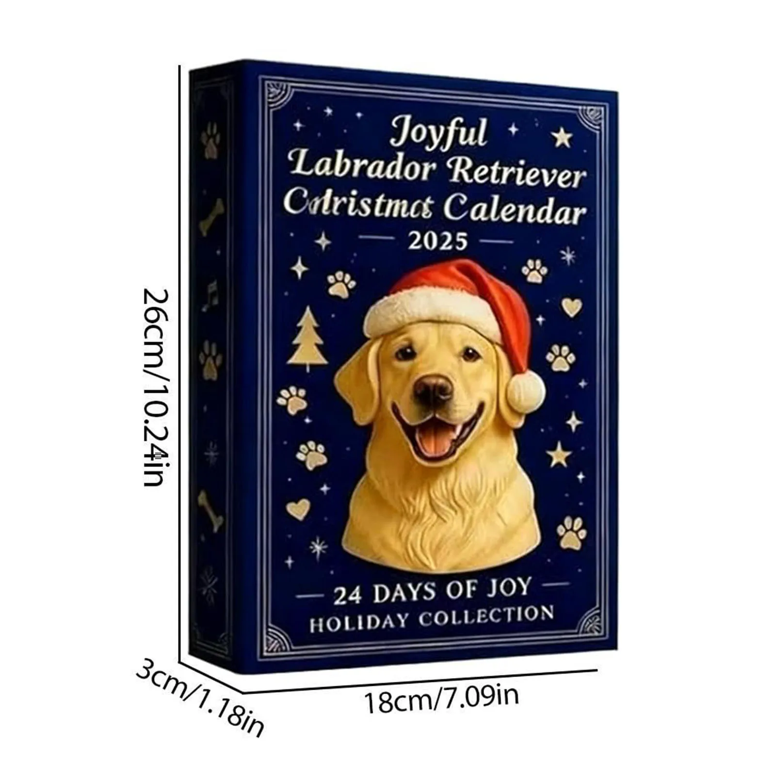 مؤقت التمرين مع ثانية 24 يوم مجيء الكلب قلادة عيد الميلاد التقويم 2D الاكريليك لطيف الكلب الصغيرة وعاء الفخار صغير مع الموقت