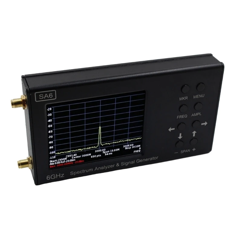 Spectrum Analyzers, Frequency Analyzers 35MHz to 6200Mhz Input, Generators 3.2'' Display