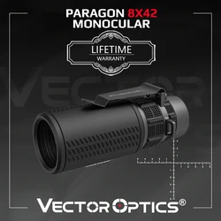 Vector Optics Paragon 8x42 Monocular With Tactical Reticle All Fully Multi Sliver Coated 6 Groups 8 Lens IP67 Waterproof