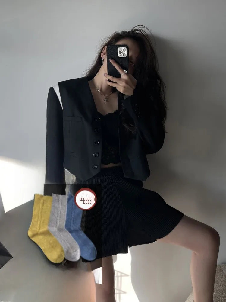 

Faionable New Store REDMEMORY Dr Suits ort Suit Jaet Cool Lazy Attractive Different Sle Women's Spring Outerwear