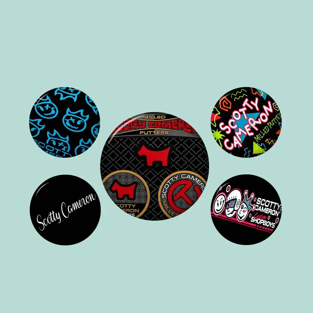 S-Scotty C-Cameron Tinplate Soft Button Pin Brooch Metal Badge Custom Jewelry Accessories Hat Bag Lapel