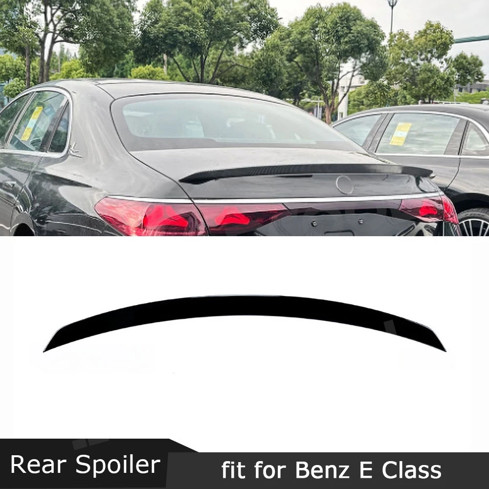 

JMCARCOOL Rear Spoiler For Benz E Class W214 E260 E300 E53 E63 AMG Sedan 2024+ Rear Trunk Boot Wing Spoiler Car Body Kits