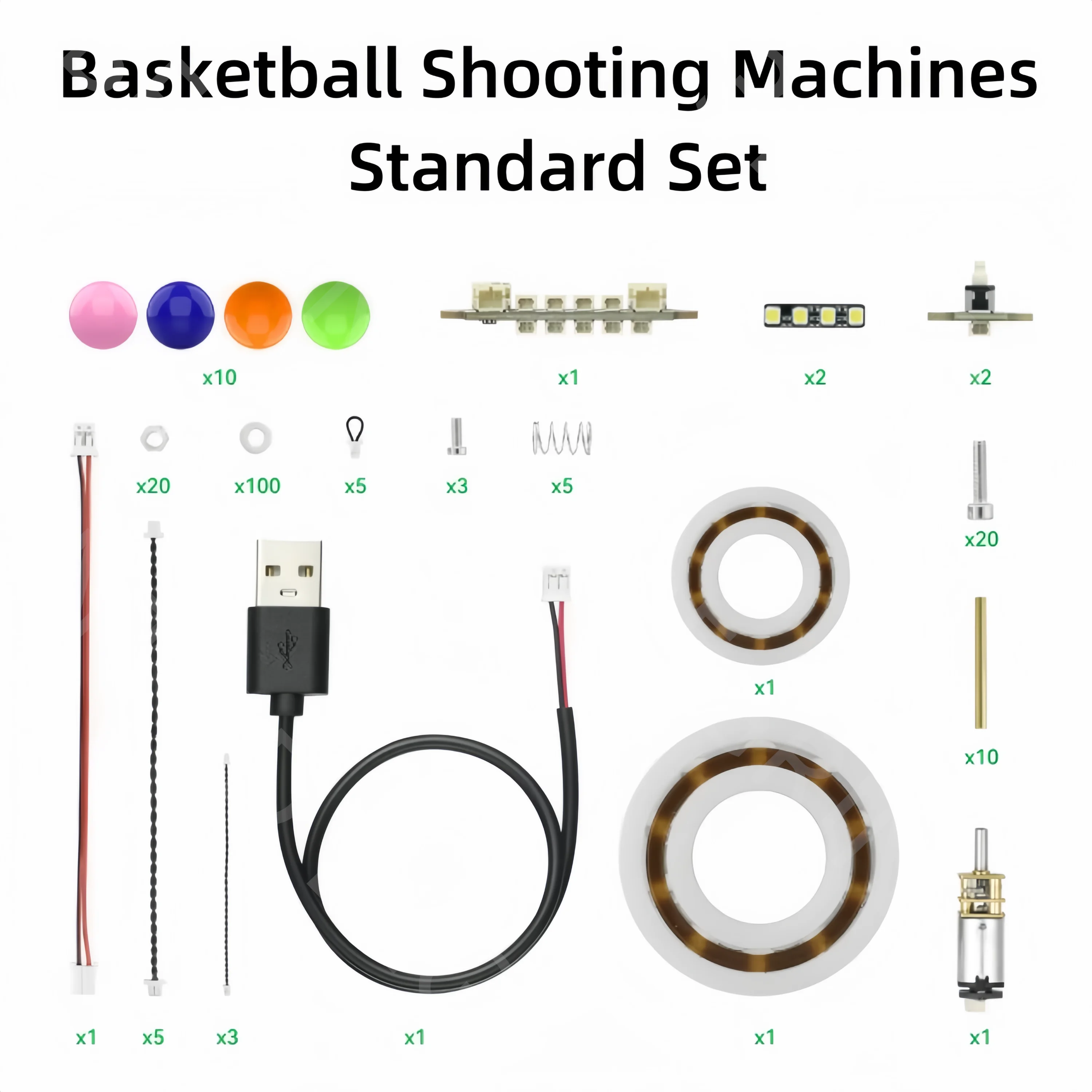 Bambu Lab 3D printing DIY Creative Model Basketball Shooting Machines Standard parts Kit Gifts Begrint 3D Printer Accessories