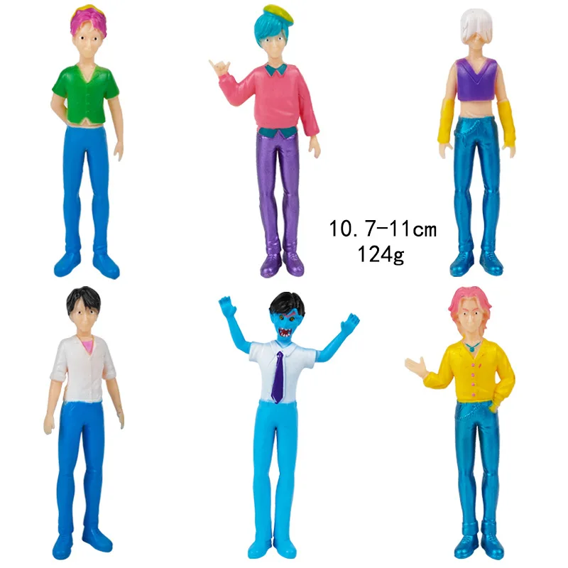 2025 Anime Kpop Demon Hunters Figure  Rumi Mira Zoey Derpys Tiger Figurine Toy Cute Desk Decoration Statues Ornament Kid Gifts