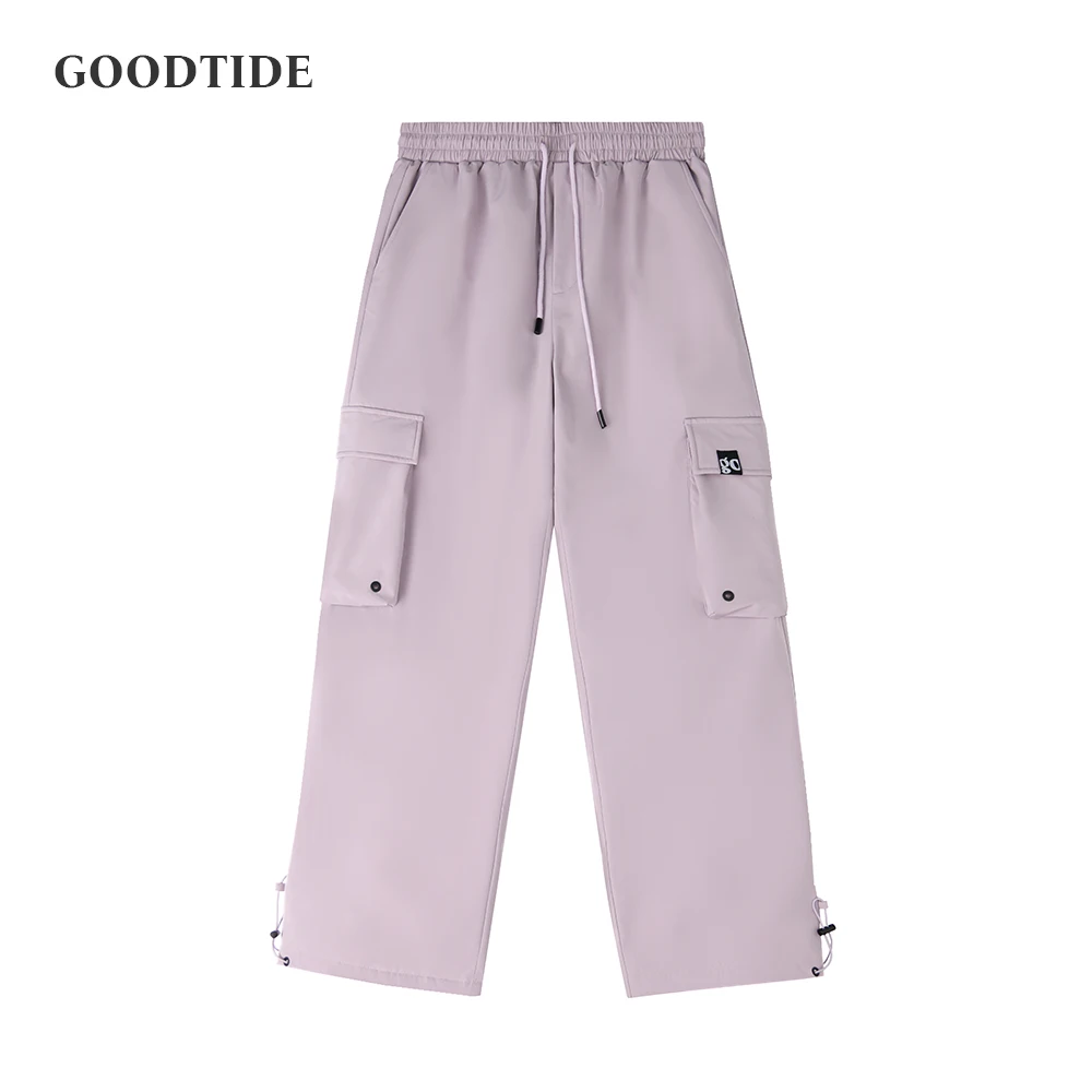 موضة الرجال 85% الأبيض بطة أسفل فائدة أسفل السراويل 2025 شتاء جديد مرونة الخصر فضفاض بلون بناطيل تدفئة غير رسمية #5