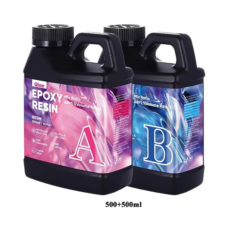 2-Parts Epoxy Resin Kit for Woodworking, Countertops & DIY Crafts | Self-Leveling, Durable Finish Epoxy Resin