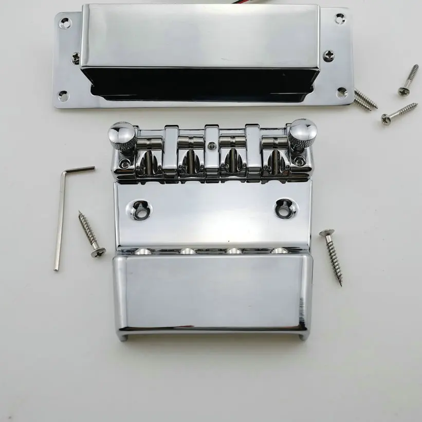 Bass Partsr 4003 Bass Parts 4 String Bass Pickups and Bridge Hardware Accessories