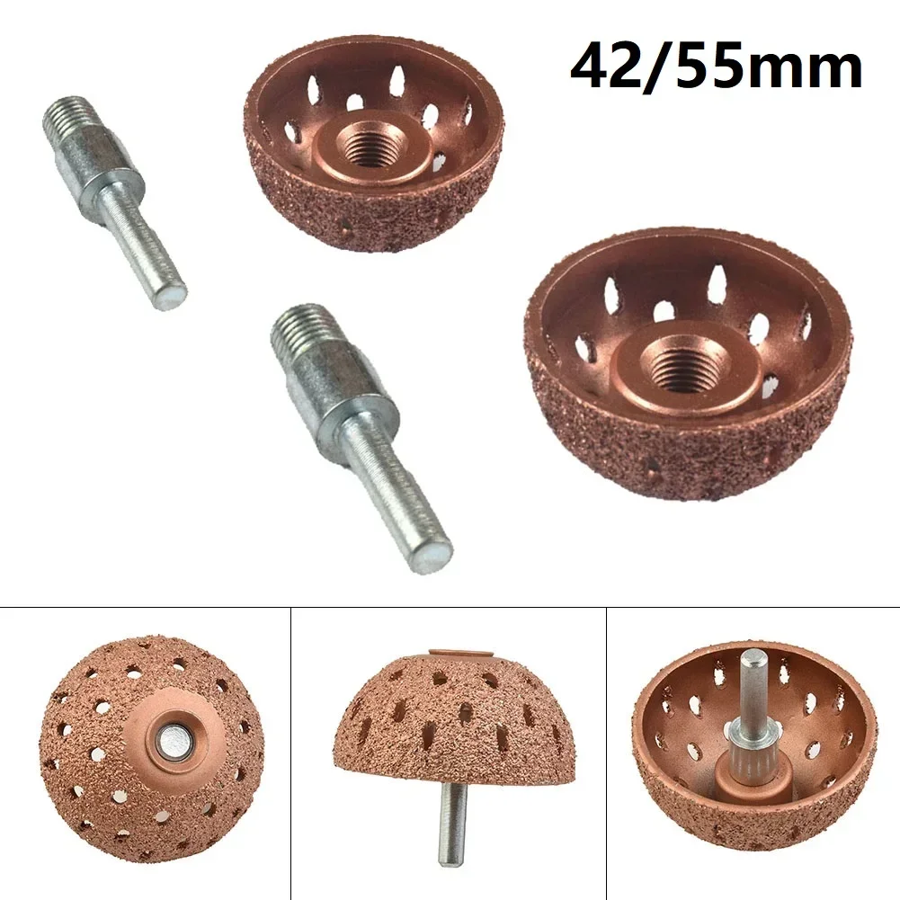 

Tire Repair Tool Buffing Wheel Round Shank Tungsten Alloy Tungsten Steel Vehicle Wear-resistant 42/55mm Grind Head