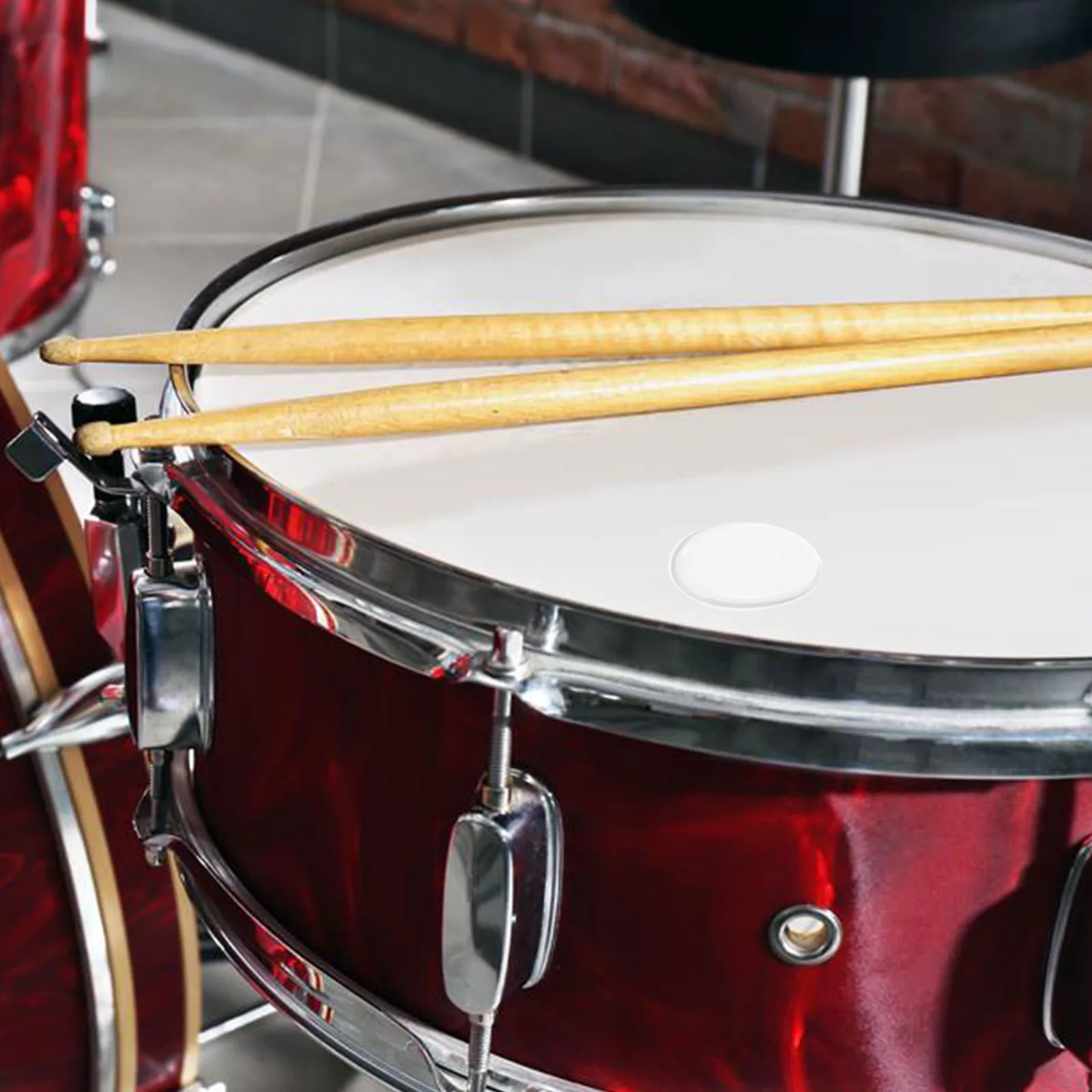 

12Pcs Drum Dampeners Transparent Silicone Self Adhesive Drum Mute Pads Sound Reduction Cushion for Drums Snare Cymbals Cowbells