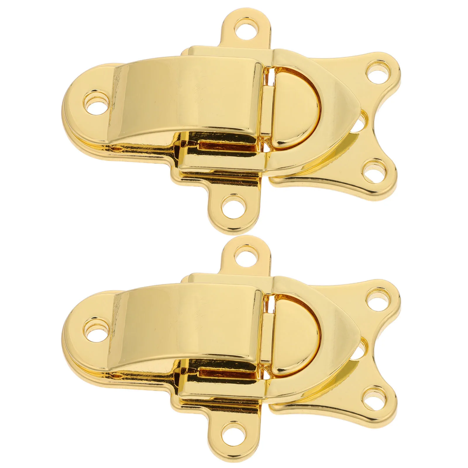 

2Pcs Retro Style Metal Buckle Lock - Toggle Latch for Wooden Case Jewelry Box Toolbox Steamer Trunk Guitar Case Cabinet