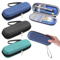 Bolsa de refrigeración de insulina impermeable Oxford, Protector de píldoras, refrigerador de medicina, estuche de viaje, bolsillo para diabéticos, aislamiento térmico sin Gel