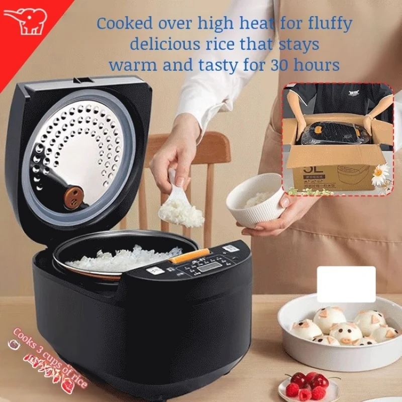 Home 5L Intelligent Timed Rice Cooker Multi Specification and Multifunctional Non Stick Rice Cooker