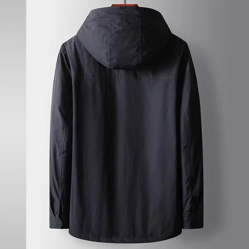 2025 Autumn/Winter New Men's Hooded Down Jacket Thickened Down Warmth and Cold proof Quality Casual Down Jacket